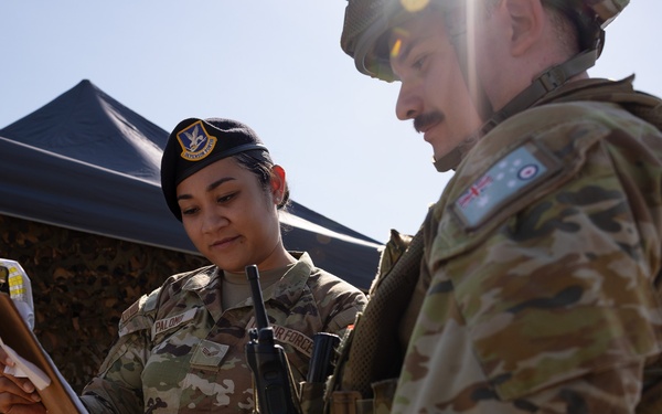 U.S. and Australian Security Forces work together