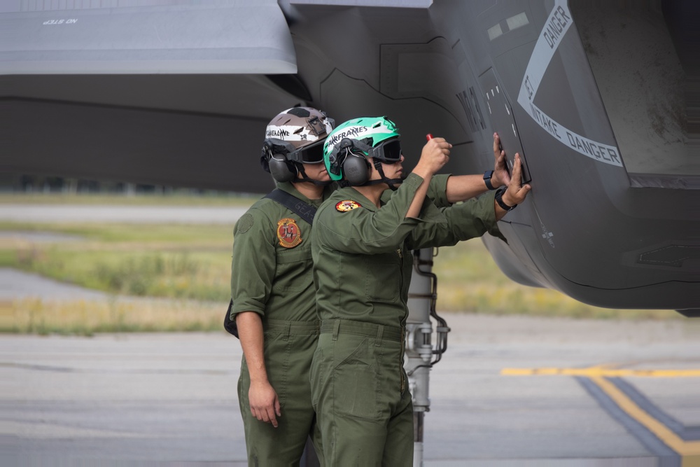 VMFA-311 conducts flight operations during Red Flag Alaska