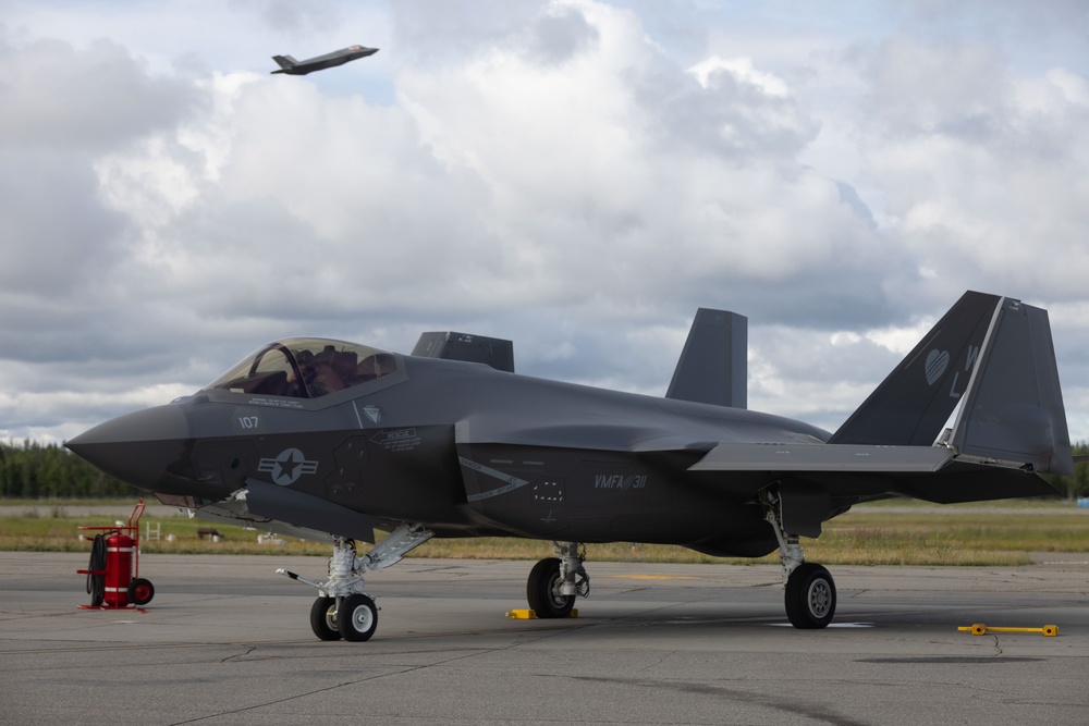 VMFA-311 conducts flight operations during Red Flag Alaska
