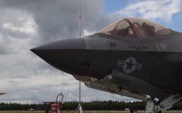 VMFA-311 conducts flight operations during Red Flag Alaska
