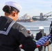 USS Frank Cable (AS 40) pulls into Sydney