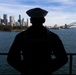USS Frank Cable (AS 40) pulls into Sydney
