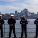 USS Frank Cable (AS 40) pulls into Sydney