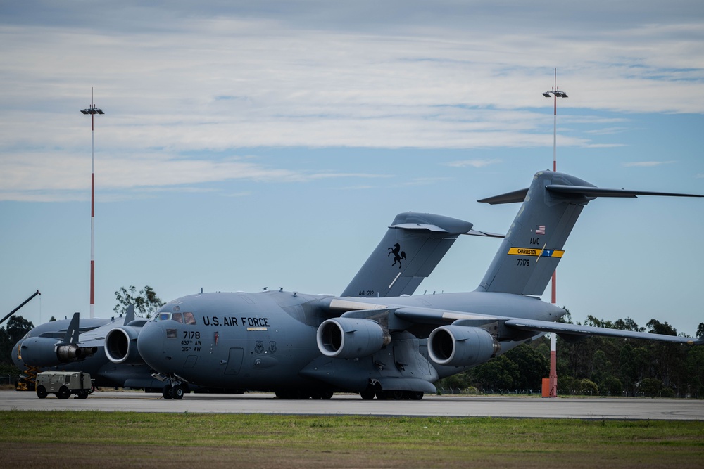 USAF brings airlift capability to Talisman Sabre 25