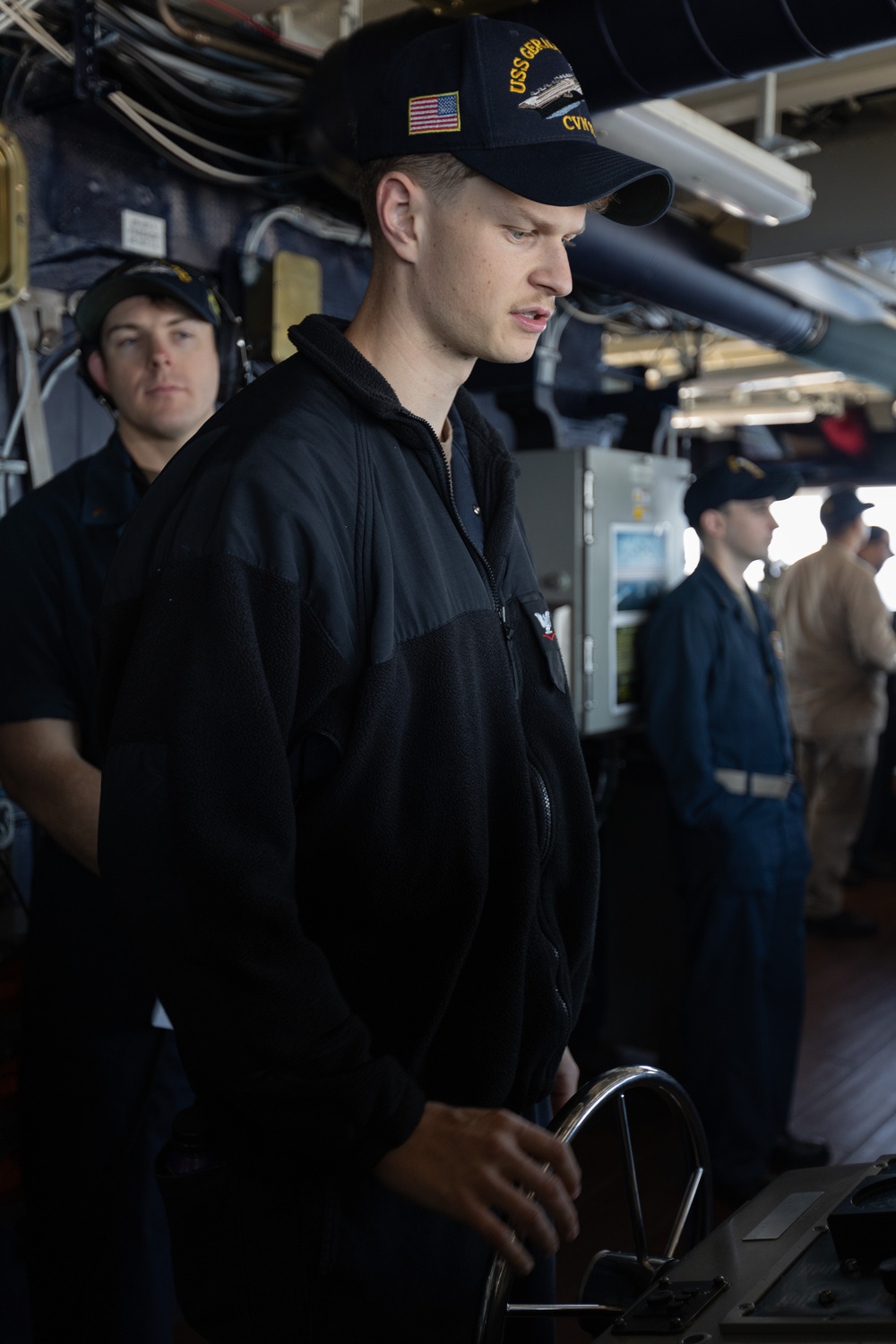 USS Gerald R. Ford (CVN 78) Transits the Strait of Gibraltar