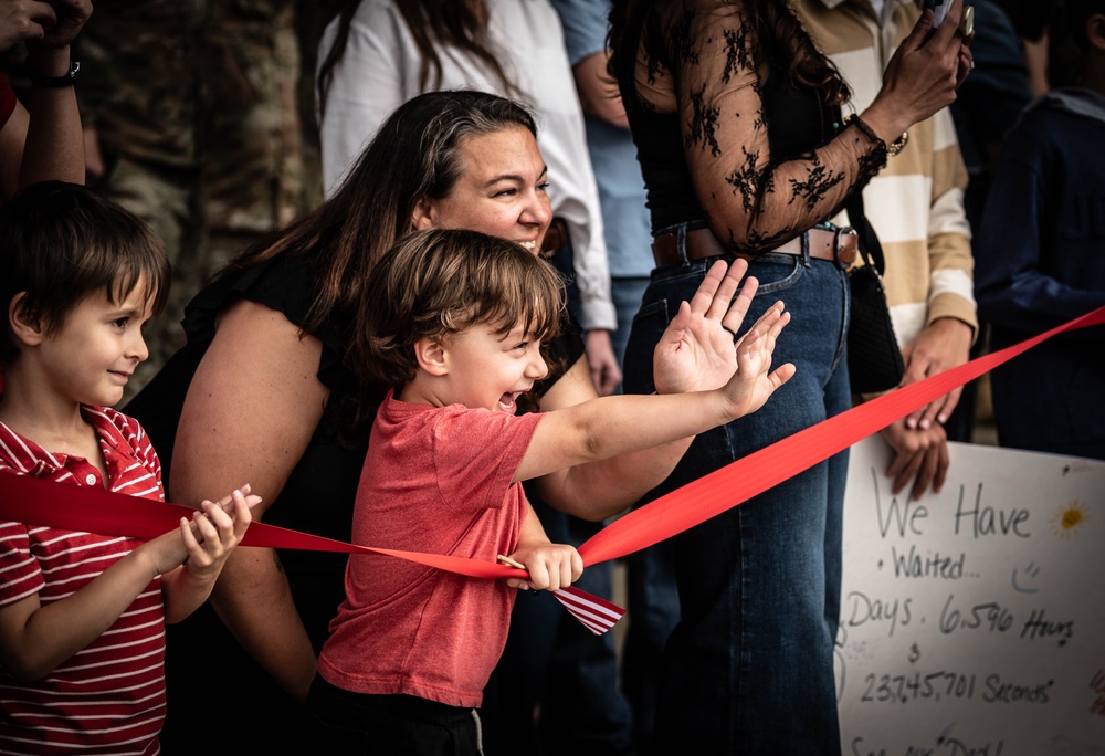 480th Fighter Squadron, support teams return to Spangdahlem Air Base after CENTCOM deployment