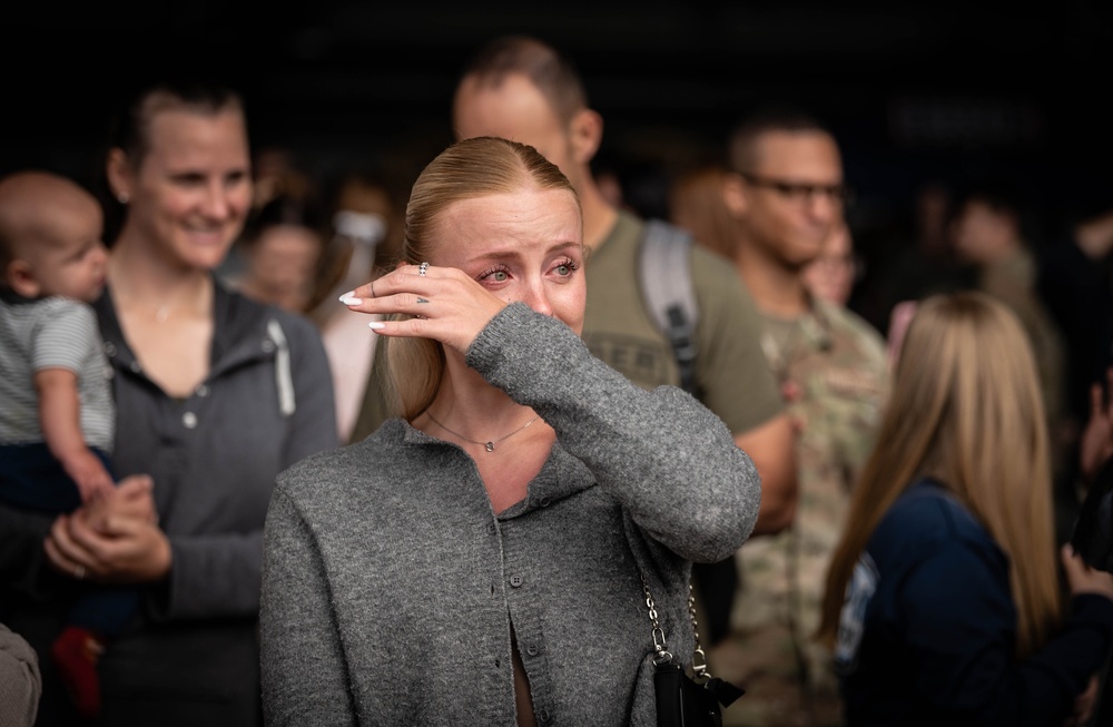 480th Fighter Squadron, support teams return to Spangdahlem Air Base after CENTCOM deployment