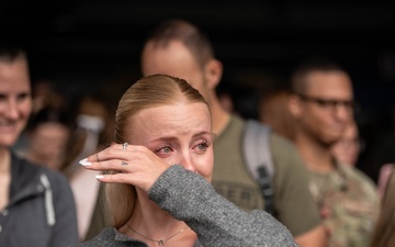 480th Fighter Squadron, support teams return to Spangdahlem Air Base after CENTCOM deployment