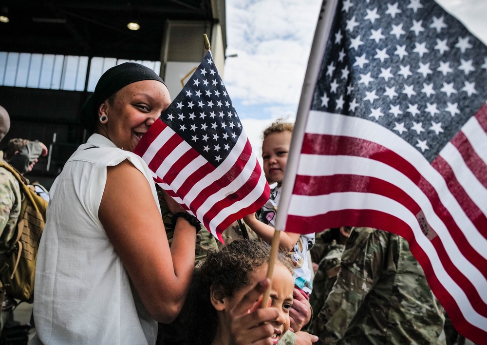 480th Fighter Squadron, support teams return to Spangdahlem Air Base after CENTCOM deployment