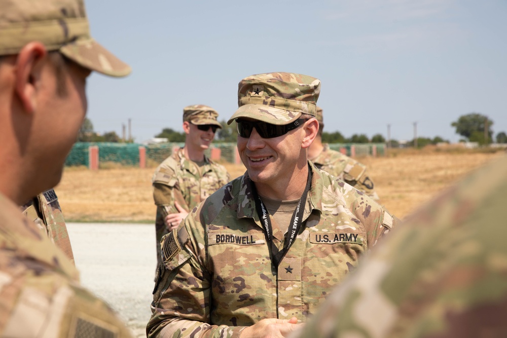 Brig. Gen. Jared D. Bordwell visits Multi-Functional Reconnaissance Company