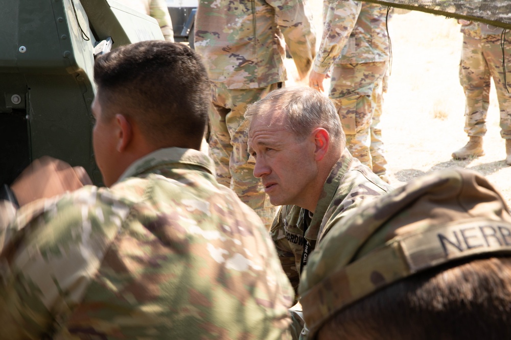 Brig. Gen. Jared D. Bordwell visits Multi-Functional Reconnaissance Company