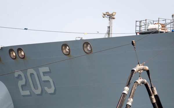 Nimitz Conducts a Replenishment-at-Sea