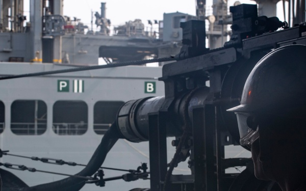 Nimitz Conducts a Replenishment-at-Sea
