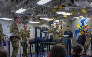 Australian Army Conducts Medical Training aboard USS America (LHA 6) During Talisman Sabre 25