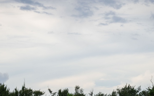 U.S. D.C. Air National Guard F-16 Fighting Falcons assigned to the 121st Fighter Squadron, Joint Base Andrews, Maryland, participate in exercise Resolute Force Pacific