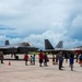 3rd Air Expeditionary Wing team welcomes community members  to a “Pet the Jet” day in Saipan