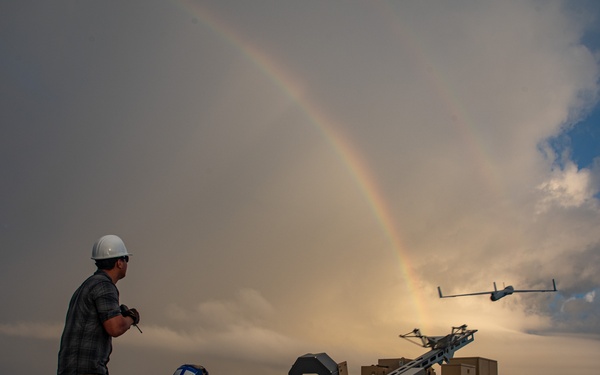 USS John L. Canley utilizes Scan Eagle during Talisman Sabre 25