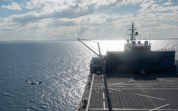 USS John L. Canley utilizes Scan Eagle during Talisman Sabre 25