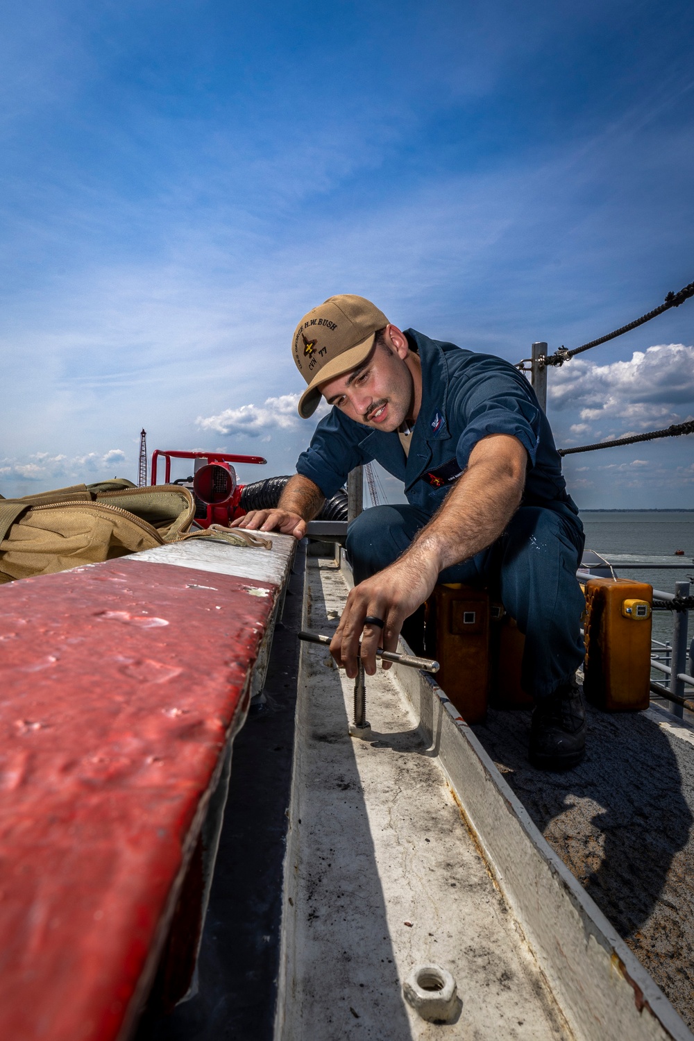 Daily Operations Aboard USS George H.W. Bush (CVN 77)