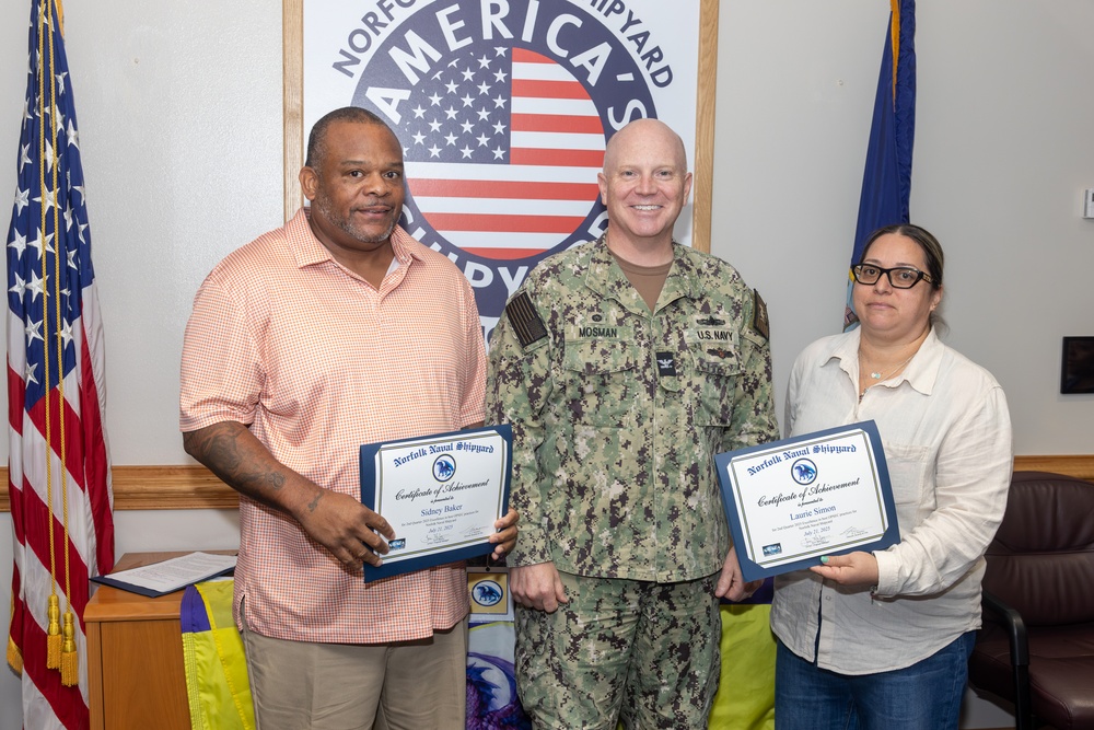 NNSY Celebrates Second Quarter 2025 Excellence in Best OPSEC Practices Award Winners