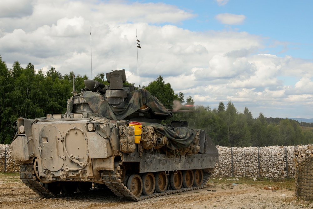1 ABCT, 3rd Infantry Division conducts live fire exercise