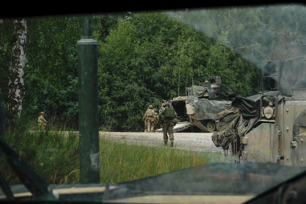 1 ABCT, 3rd Infantry Division conducts live fire exercise