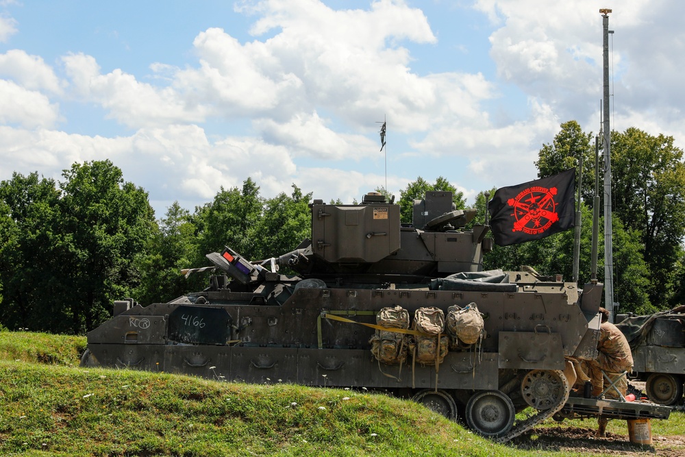 1 ABCT, 3rd Infantry Division conducts live fire exercise