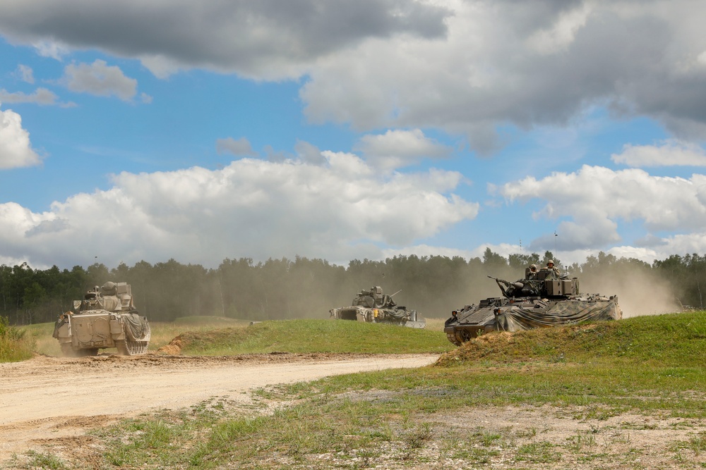 1 ABCT, 3rd Infantry Division conducts live fire exercise