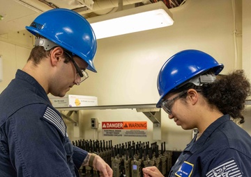 Sailors Operate a Radio