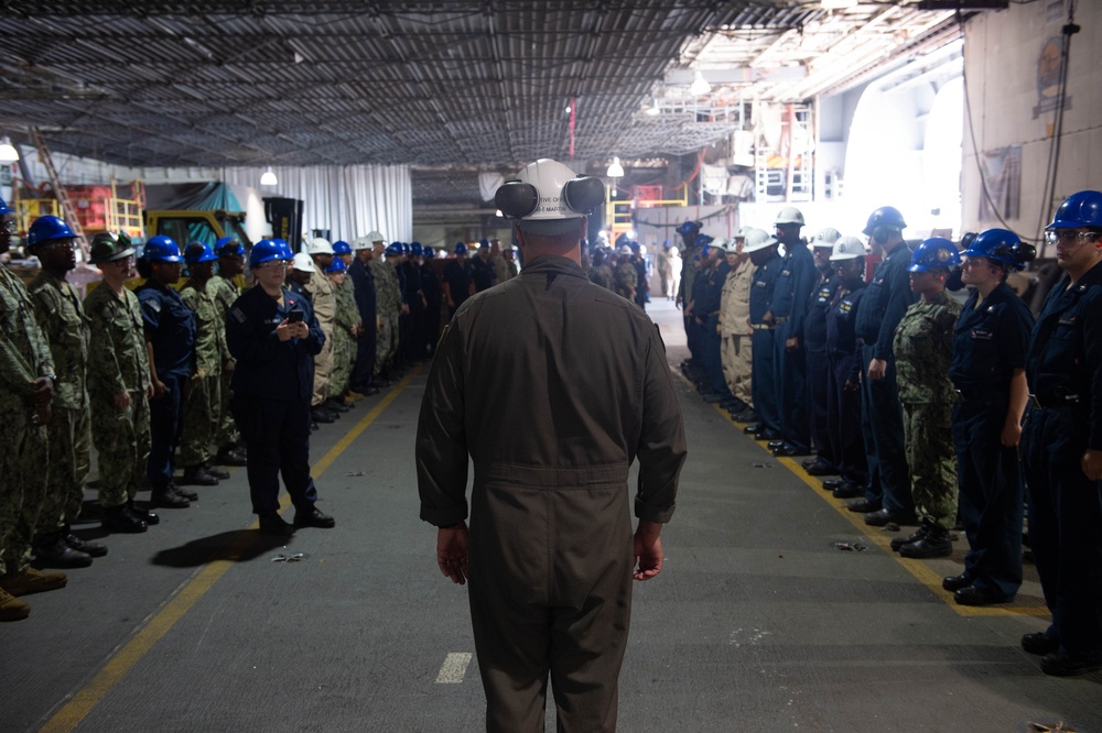 USS John C. Stennis (CVN 74) Rings Off XO