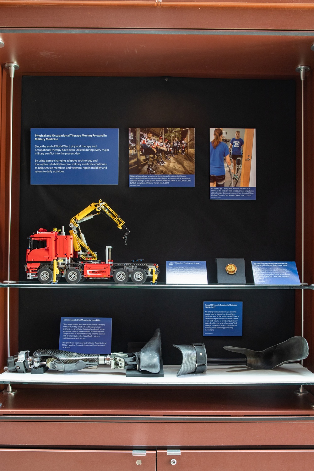 “Carry On:” The History and Innovation of Physical and Occupational Therapy in Military Medicine Exhibit