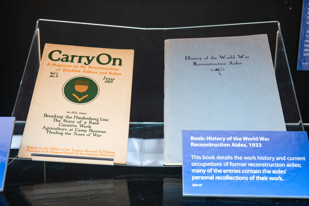 “Carry On:” The History and Innovation of Physical and Occupational Therapy in Military Medicine Exhibit