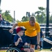 Sailors play baseball with local children during Navy Week Milwaukee 2025