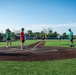 Sailors play baseball with local children during Navy Week Milwaukee 2025
