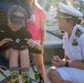 Sailors play baseball with local children during Navy Week Milwaukee 2025