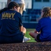 Sailors play baseball with local children during Navy Week Milwaukee 2025