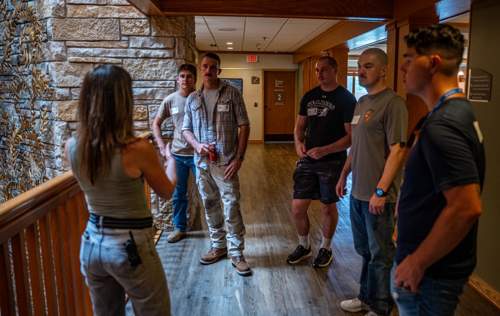 Sailors serve food at Ronald McDonald House Charities of Eastern Wisconsin during Navy Week Milwaukee 2025