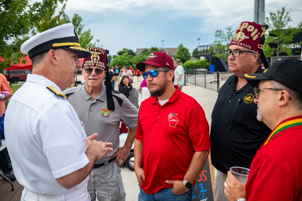 Sailors attend Milwaukee Milkmen game during Navy Week Milwaukee 2025