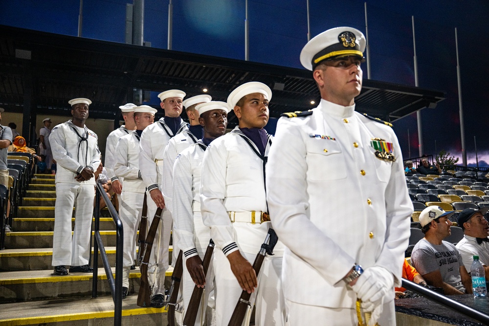 Sailors attend Milwaukee Milkmen game during Navy Week Milwaukee 2025