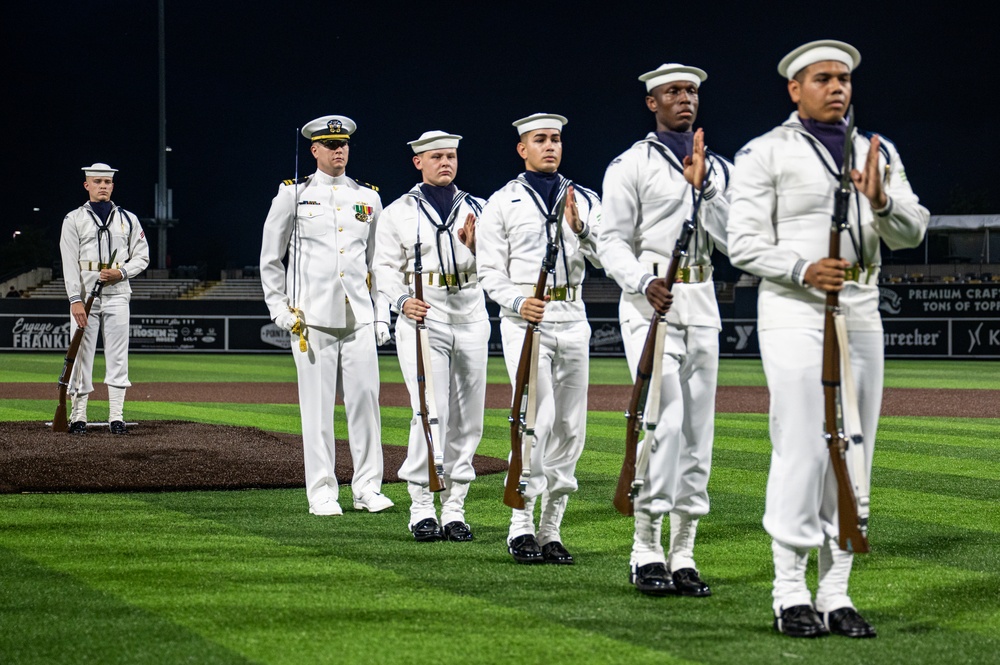 Sailors attend Milwaukee Milkmen game during Navy Week Milwaukee 2025