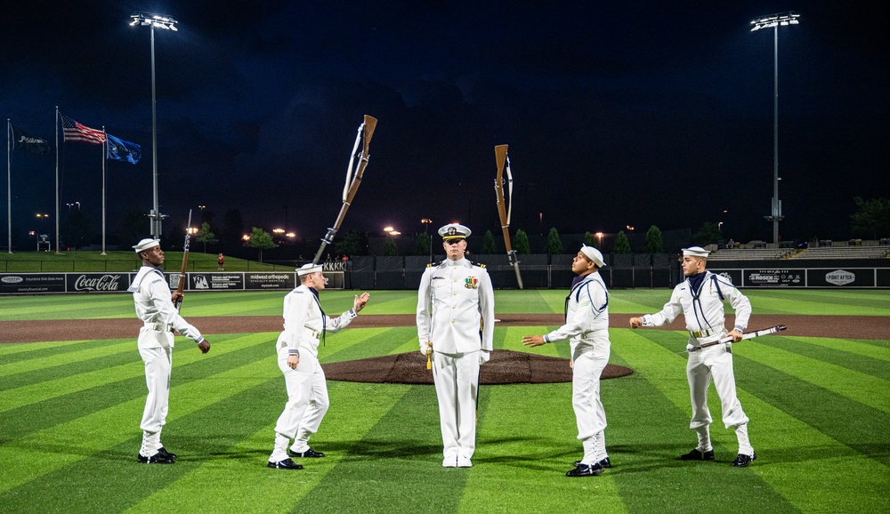Sailors attend Milwaukee Milkmen game during Navy Week Milwaukee 2025