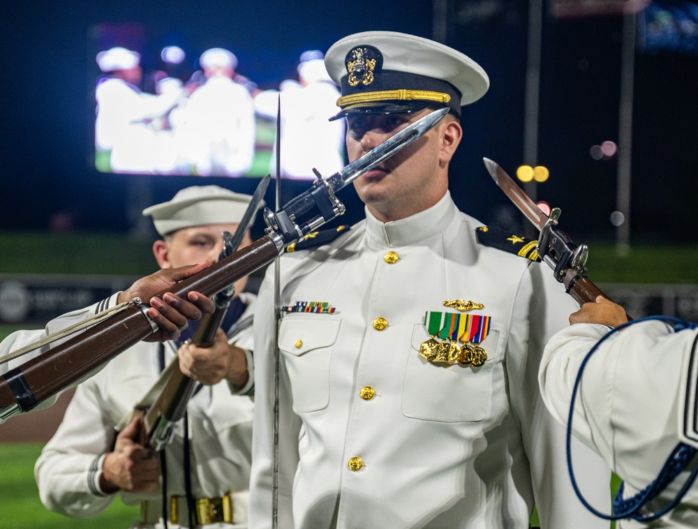Sailors attend Milwaukee Milkmen game during Navy Week Milwaukee 2025