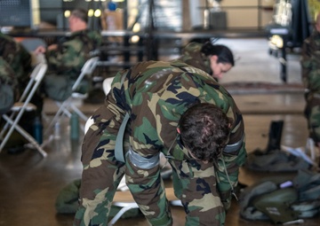 118th Wing conduct a Chemical, Biological, Radiological and Nuclear training at the 156th Wing