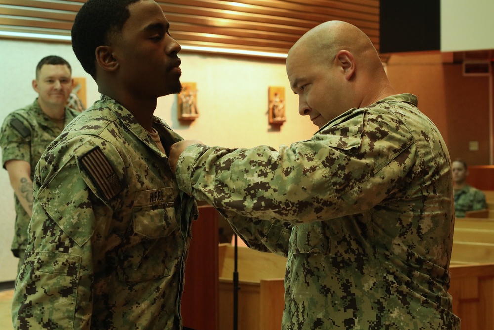 NIOC Pensacola Holds Awards Ceremony for the Month of July