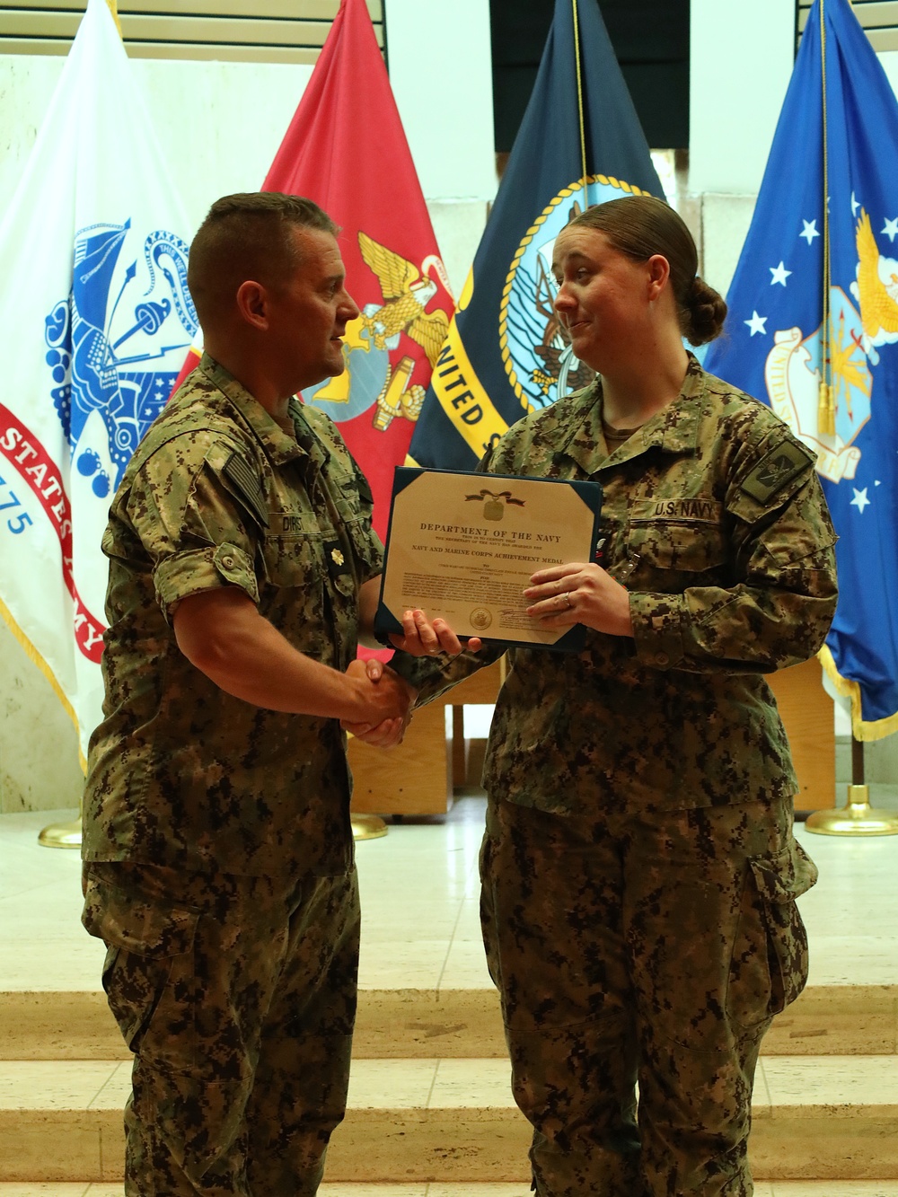 NIOC Pensacola Holds Awards Ceremony for the Month of July