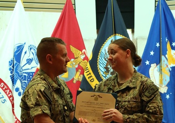 NIOC Pensacola Holds Awards Ceremony for the Month of July