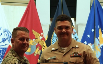NIOC Pensacola Holds Awards Ceremony for the Month of July