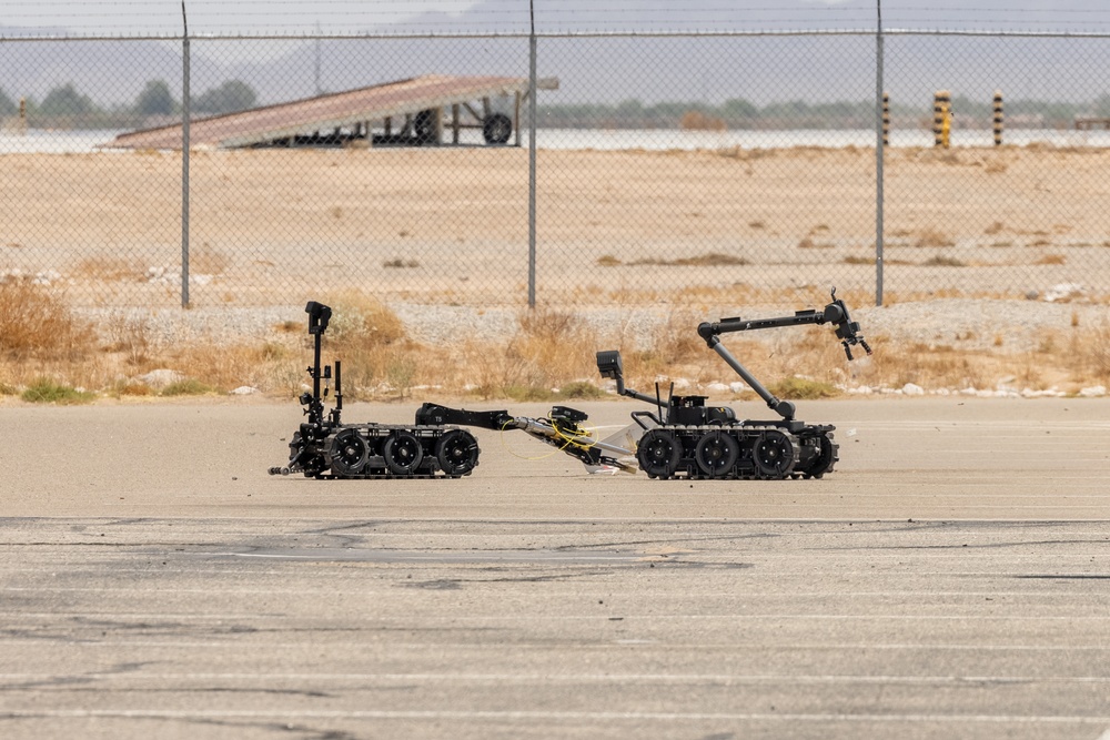 Explosives Ordnance Disposal training exercise