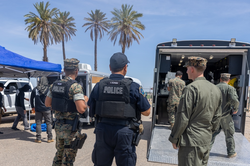 Explosives Ordnance Disposal training exercise
