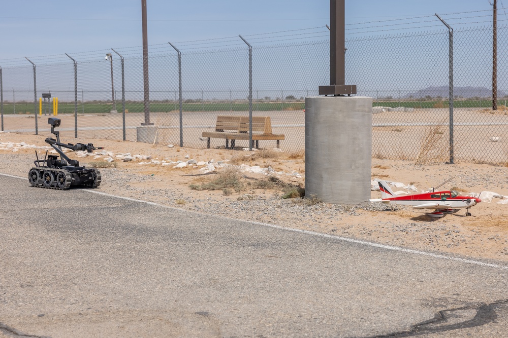 Explosives Ordnance Disposal training exercise
